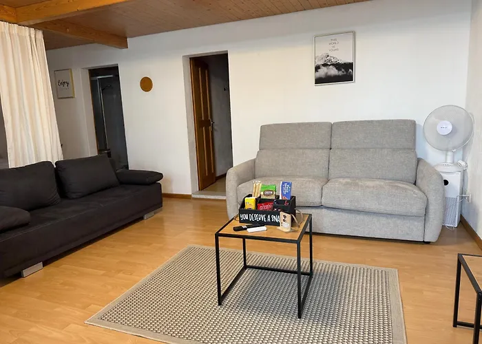 With And Mountain View Spiez