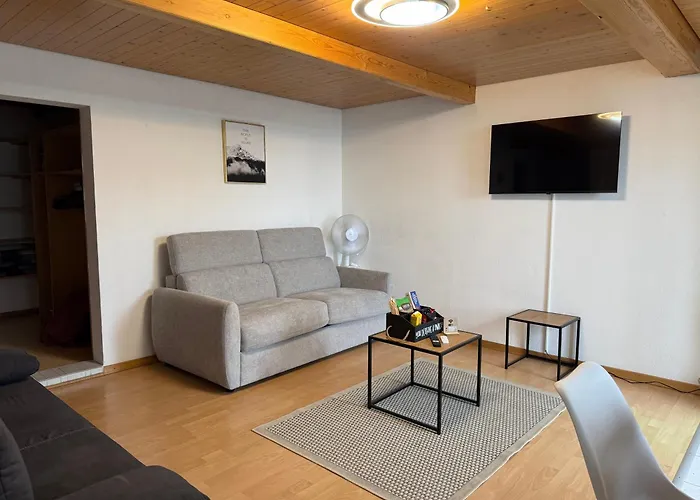 With And Mountain View Spiez